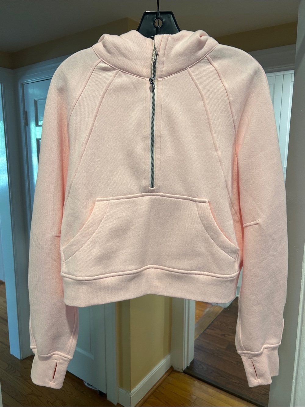 lululemon athletica Porcelain Pink Scuba Oversized Half-Zip Hoodie  NWOT